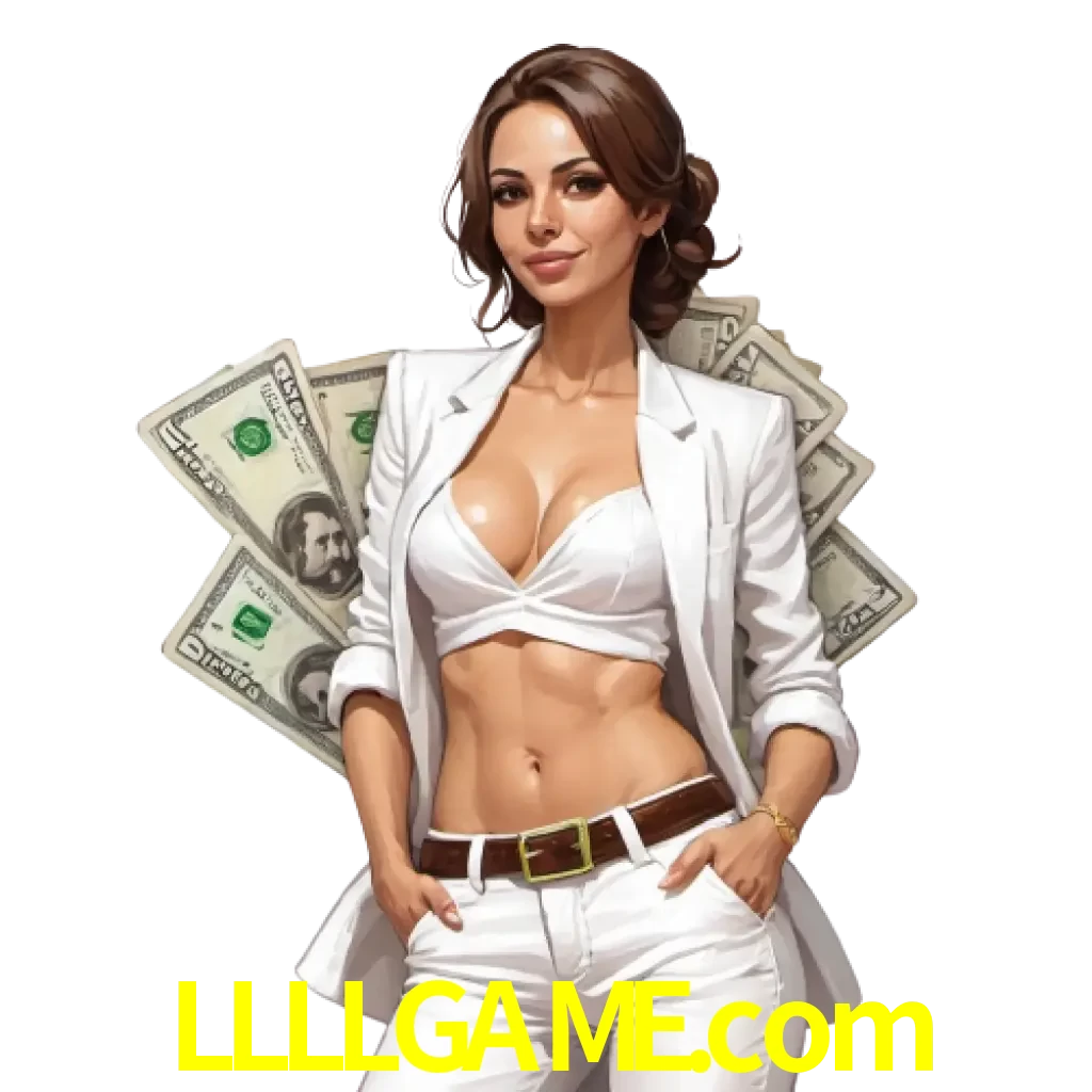 woman with money playing in llllgame bet casino